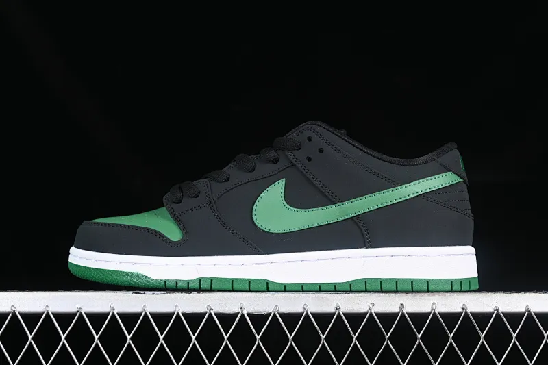 All categories Nk SB Dunk series Nk SB Dunk Low low-top sneakers K version Nk SB Dunk Low black and green Dunk series low-top casual sports skateboard shoes BQ6817-005